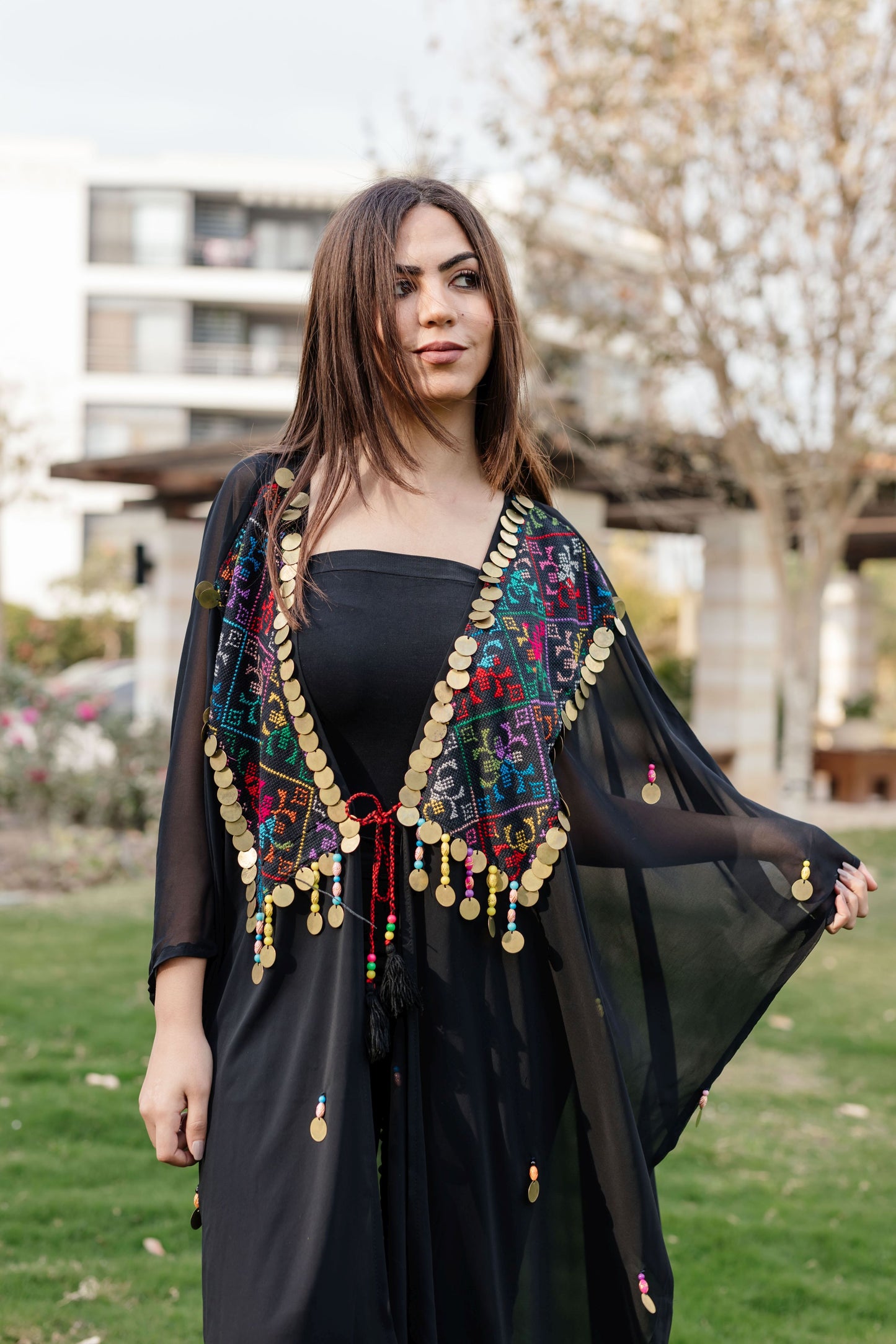 Chiffon Bedouin Abaya