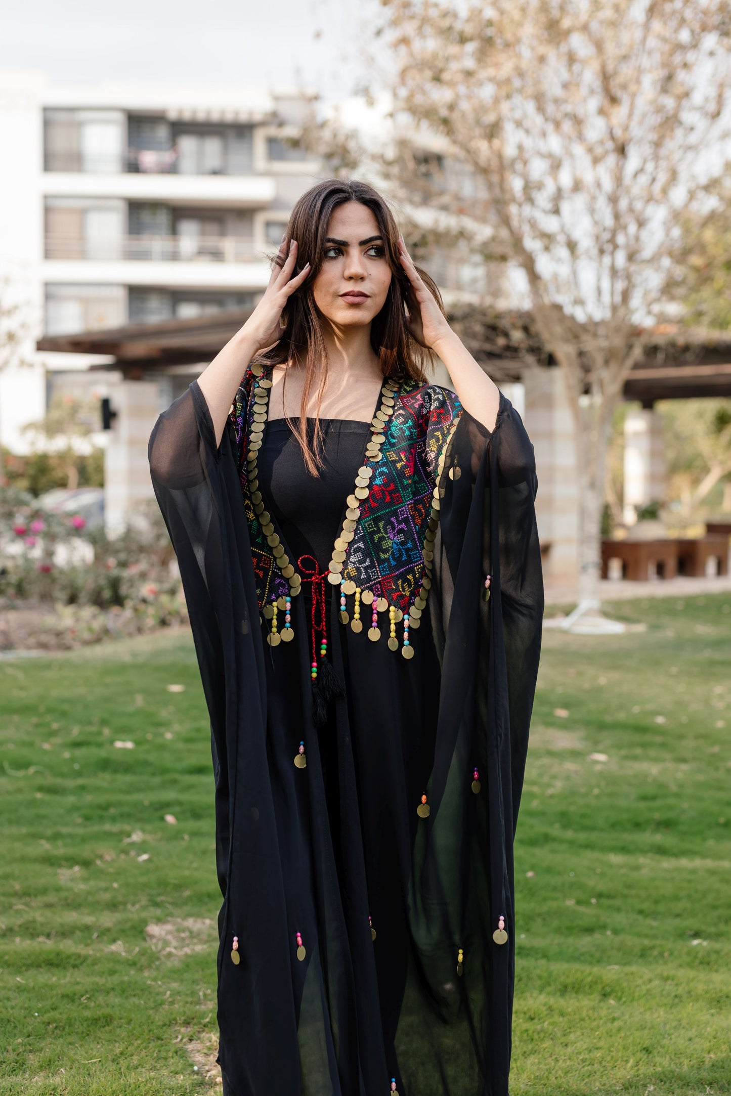 Chiffon Bedouin Abaya